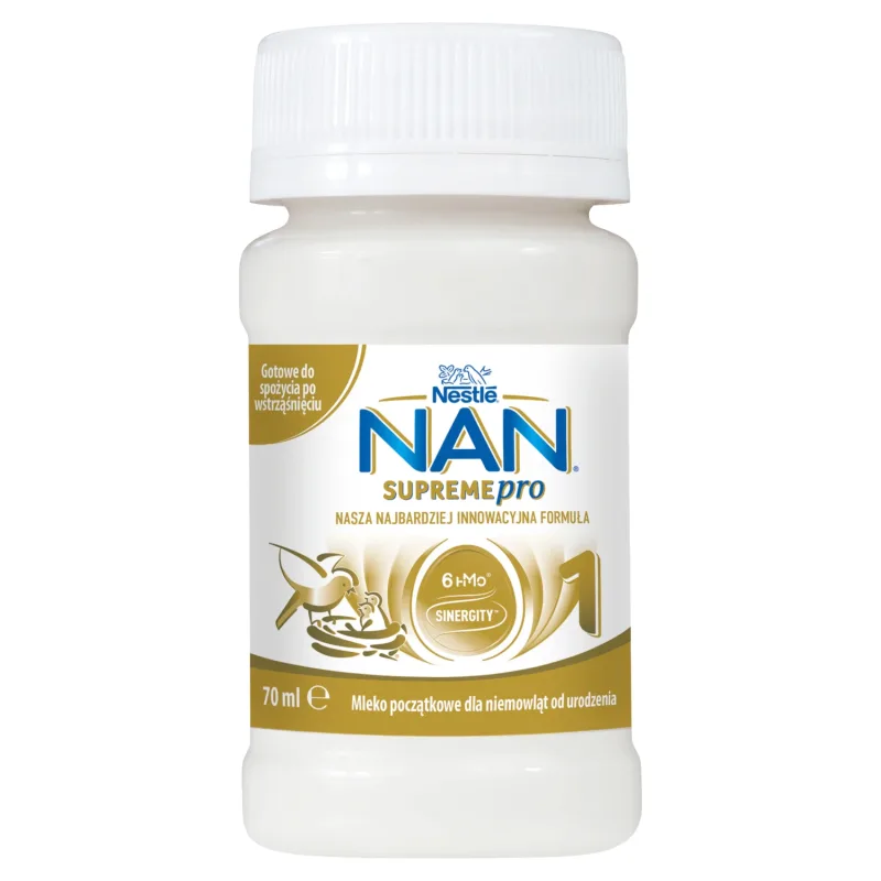 Nestle NAN Supremepro 1 HMO, lapte pentru sugari gata de băut, de la naștere, 70 ml — preț și oferte