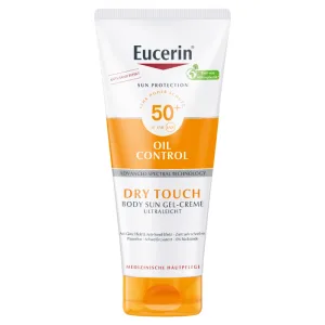 Eucerin Sun Protection Oil Control, gel-cremă ultra-ușoară pentru corp, SPF 50+, 200 ml