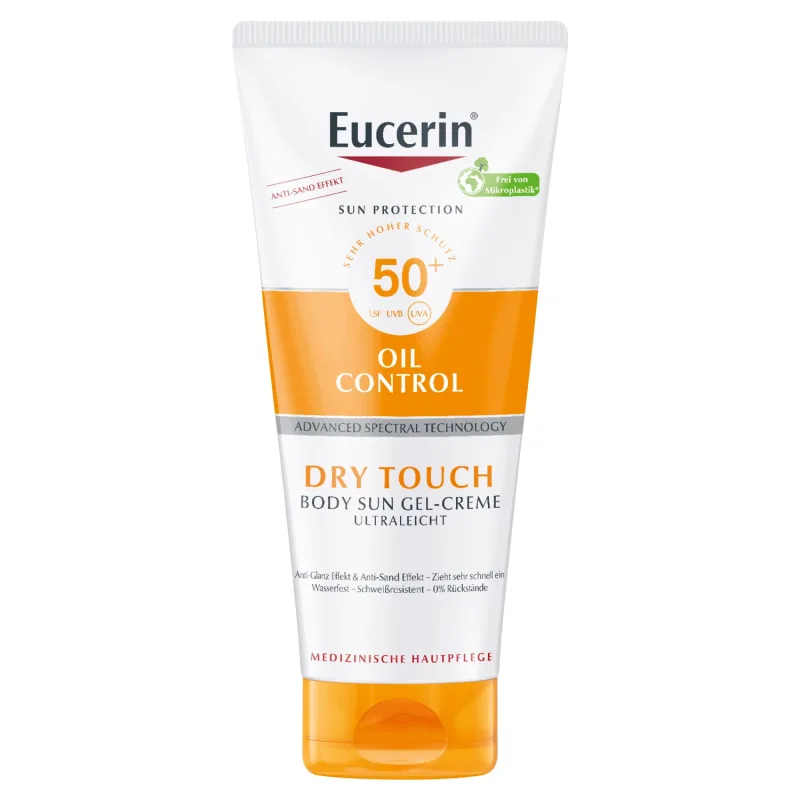 Eucerin Sun Protection Oil Control, gel-cremă ultra-ușoară pentru corp, SPF 50+, 200 ml — preț și oferte