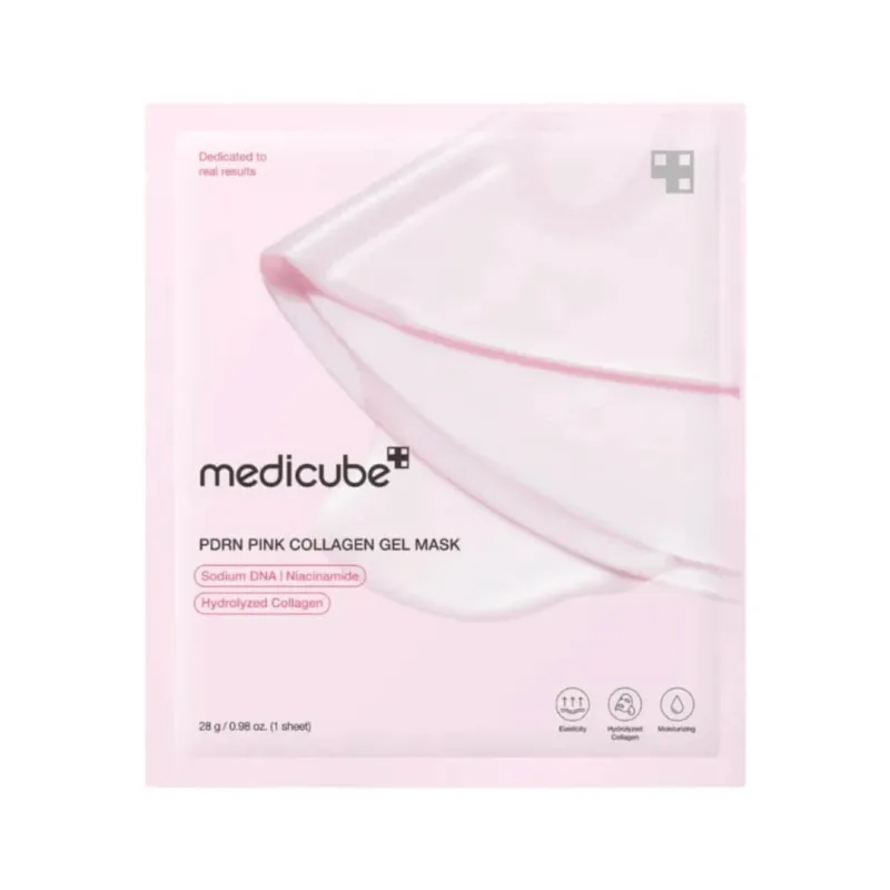 Masca gel roz cu colagen pentru fata PDRN, 28 g, Medicube — preț și oferte