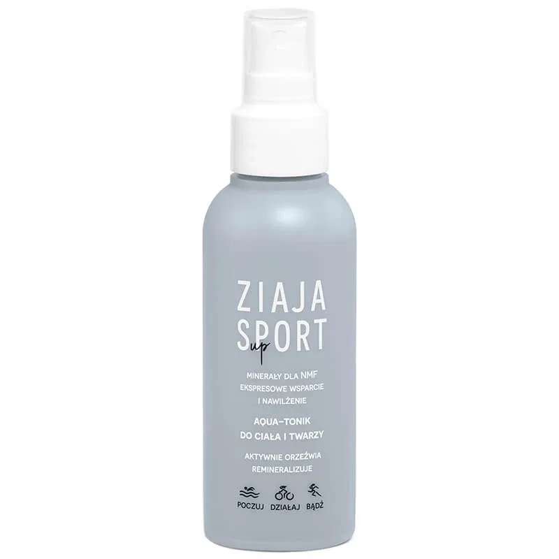 Ziaja Sport Up, aqua tonic pentru corp și față, spray, 120 ml — preț și oferte