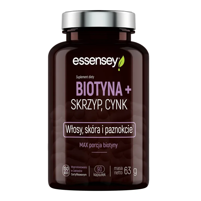 Essensey Biotină, coada calului, zinc, 90 capsule — preț și oferte