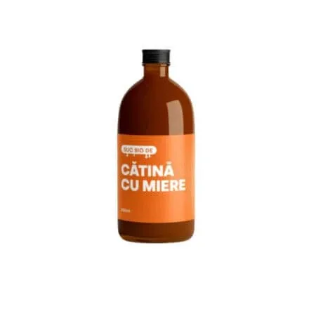 Suc bio de catina cu miere, 250 ml, Catineata — preț și oferte