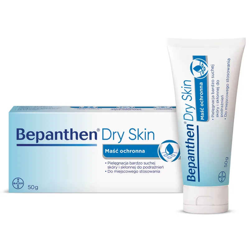 Bepanthen Dry Skin, unguent protector, piele foarte uscată și iritabilă, 50 g — preț și oferte