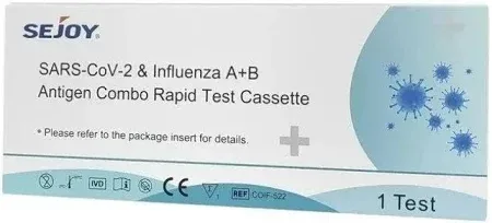 Test rapid COMBO Gripa A+B si Covid, Sejoy, 1 test/cutie — preț și oferte