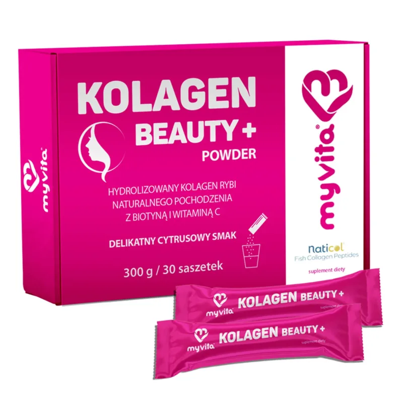 MyVita Kolagen Beauty+, aromă de citrice, 10 g x 30 pliculețe — preț și oferte