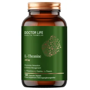 Doctor Life L-teanină, L-teanină 200 mg 120 capsule