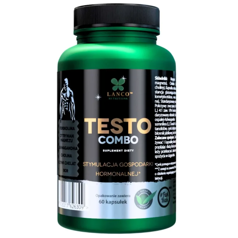 Lanco Nutritions Testo Combo, 60 capsule — preț și oferte