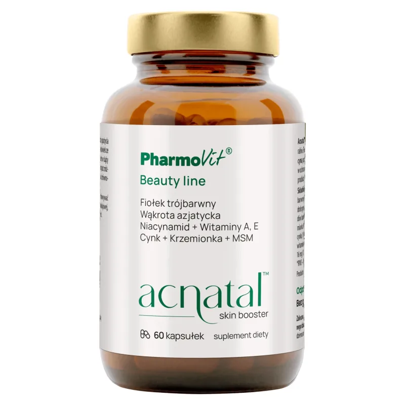 PharmoVit Acnatal skin booster Beauty line, 60 capsule — preț și oferte