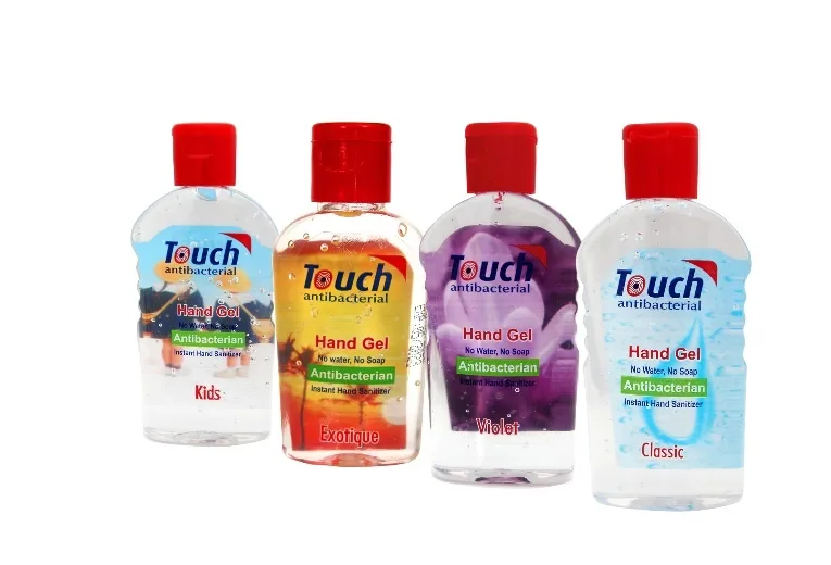 Gel antibacterian pentru maini Violet, 59 ml, Touch — preț și oferte