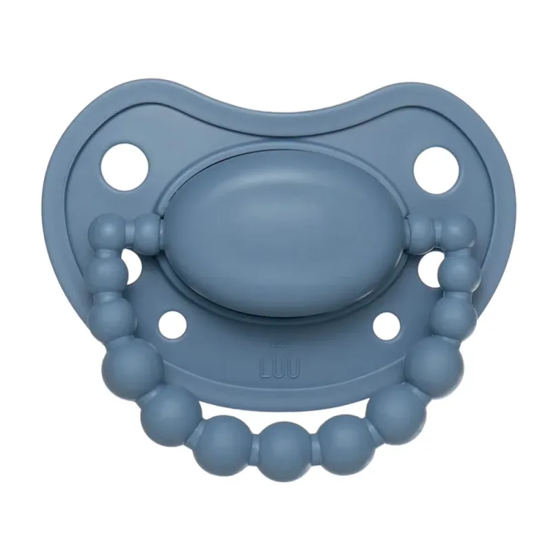 Luu Kids, suzetă, poziționare, silicon, Cloudy Blue, de la 6 luni, 1 buc — preț și oferte