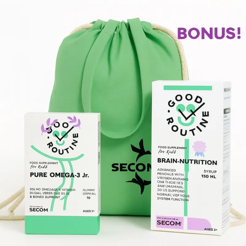 Kit Concentrare si Energie pentru Scoala (3+ ani) Good Routine Kituri recomandate de farmacisti — preț și oferte