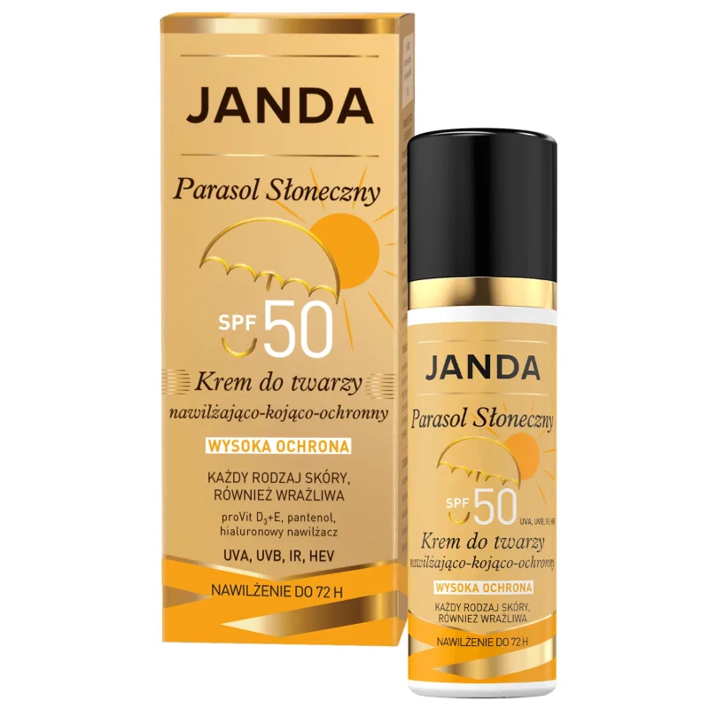 Janda Sun Parasol, cremă de față, SPF 50, 50 ml — preț și oferte
