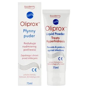 Oliprox, pulbere lichidă, reduce transpirația excesivă, 75 ml