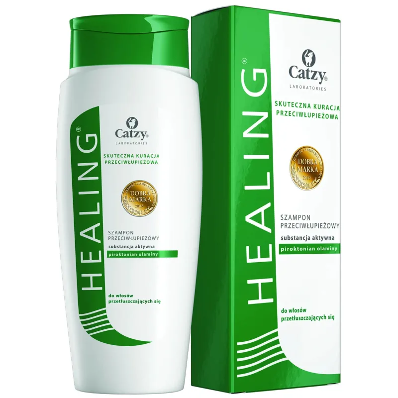 Catzy Healing Herbal, șampon pe bază de plante anti-mătreață cu piroctonat de olamină 1%, 200 ml — preț și oferte