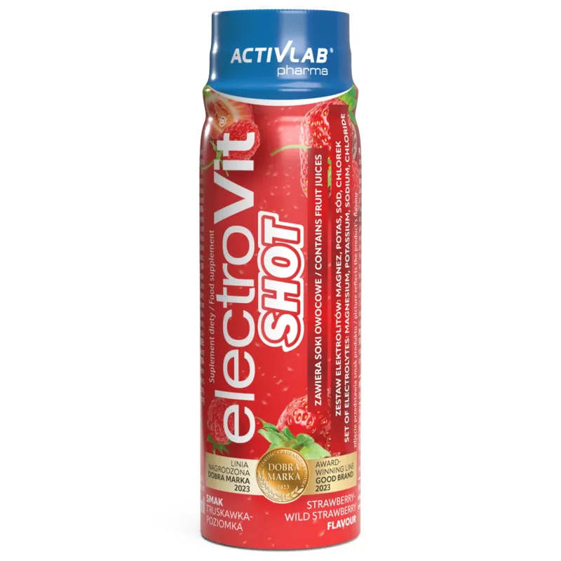 Activlab Pharma ElectroVit shot, aromă de căpșuni- piersici, 80 ml — preț și oferte