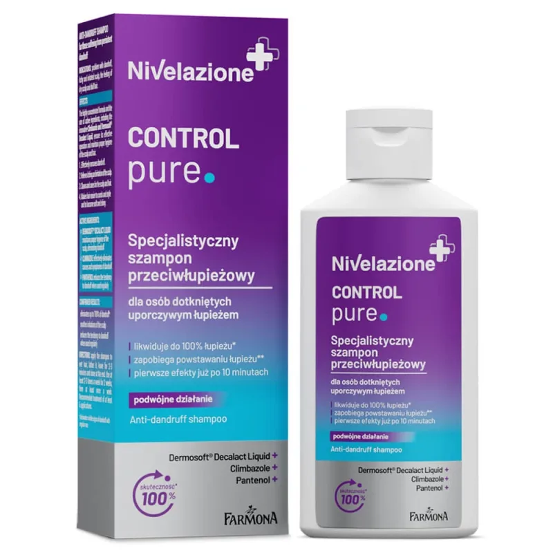 Farmona Nivelazione Control Pure, șampon specializat anti-mătreață, 100 ml — preț și oferte