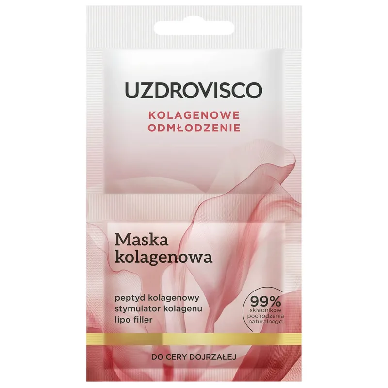 Uzdrovisco Collagen Renewal, mască cu colagen, piele matură, 2 x 5 ml — preț și oferte