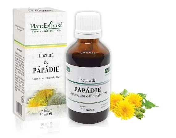 Tinctura papadie x 50ml (PLX) PLANTEXTRAKT — preț și oferte