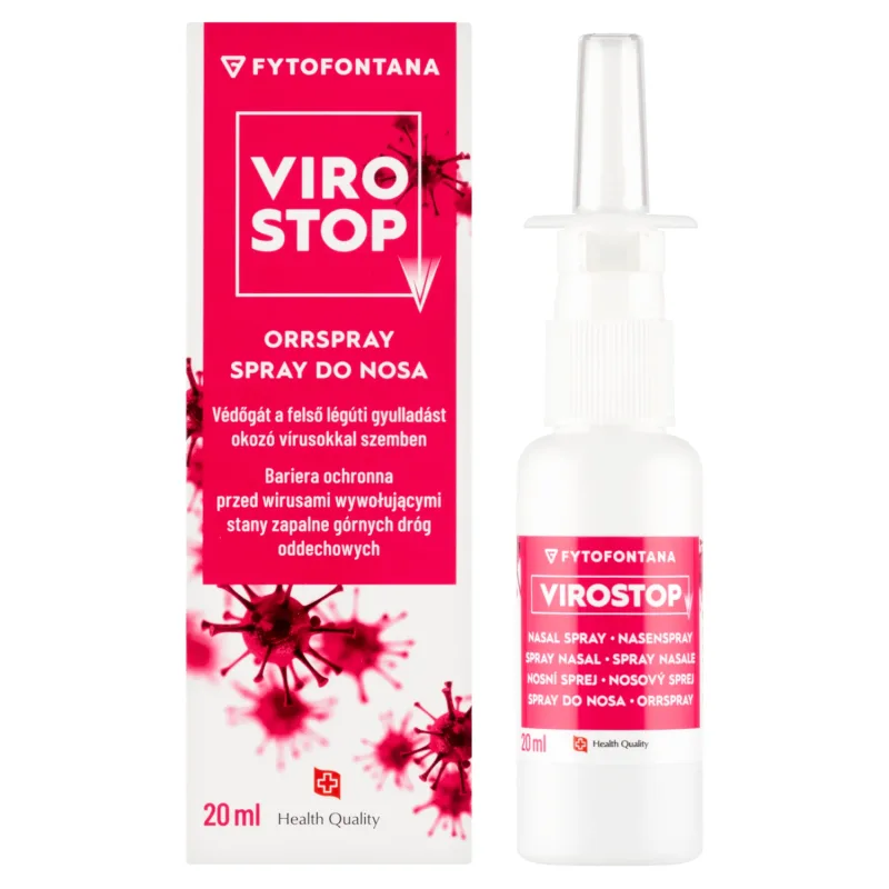 Fytofontana ViroStop, spray nazal pentru protecția împotriva virușilor care provoacă inflamația tractului respirator superior, 20 ml — preț și oferte