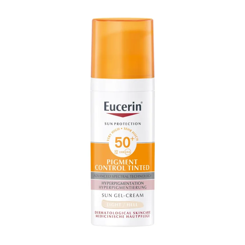 Eucerin Sun Protection Pigment Control, fluid de protecție anti-pigmentare, culoare deschisă, SPF 50+, 50 ml — preț și oferte