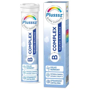 Plusssz B-Complex Neuro Balance, 20 comprimate efervescente