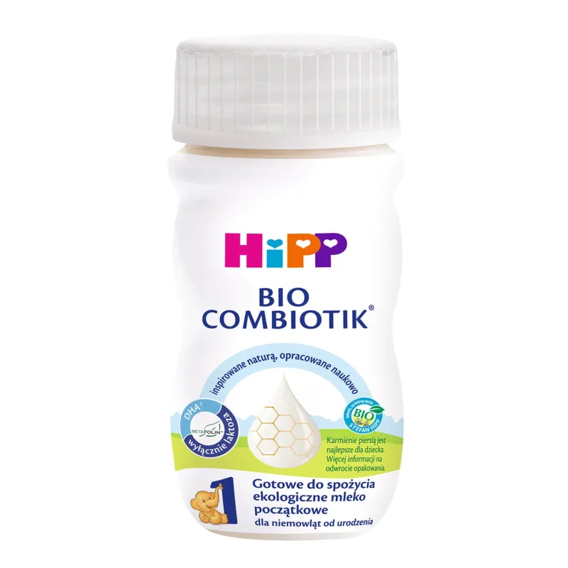 HiPP 1 Bio Combiotik, lapte organic pentru sugari gata de băut, de la naștere, 90 ml — preț și oferte