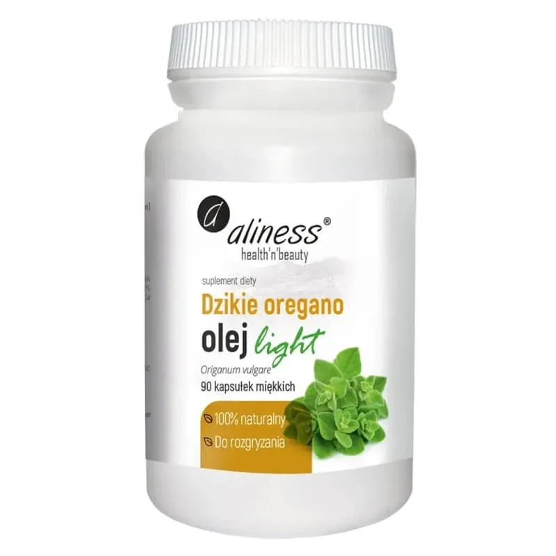 Aliness Oregano sălbatic, ulei ușor, 90 capsule moi — preț și oferte