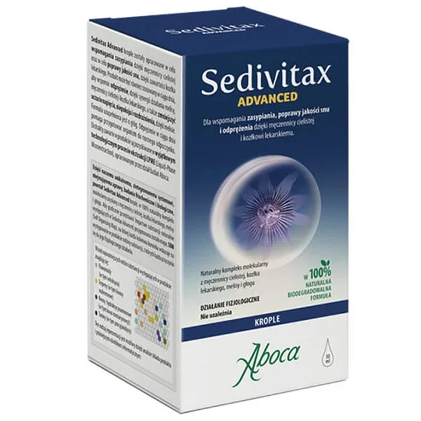 Sedivitax Advanced, picături, 30 ml ABOCA — preț și oferte