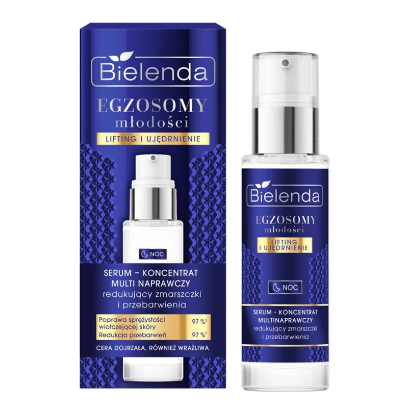 Bielenda Exosomes of Youth, ser-concentrat multi-reparator pentru noapte, care reduce ridurile și decolorarea, 30 ml — preț și oferte