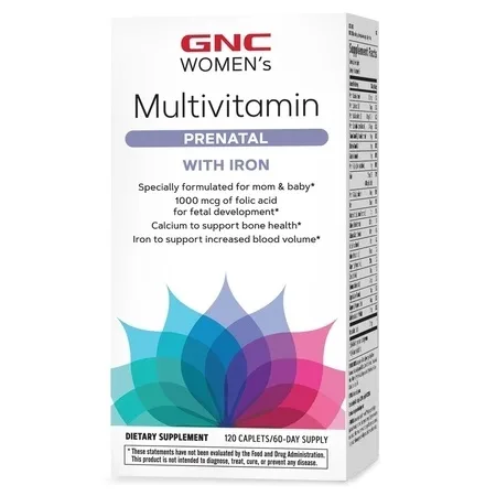 Women`s Prenatal Formula cu Fier, 120 tablete, GNC — preț și oferte