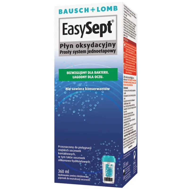 Bausch + Lomb EasySept, soluție oxidativă pentru îngrijirea lentilelor de contact, 360 ml — preț și oferte