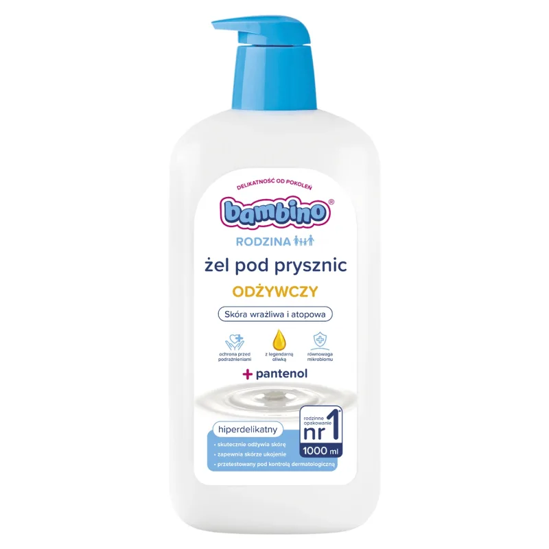 Bambino Family, gel de duș hrănitor, 1l — preț și oferte