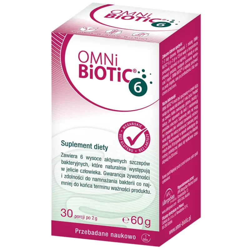 OmniBiotic 6, pulbere, 60 g Institut AllergoSan — preț și oferte