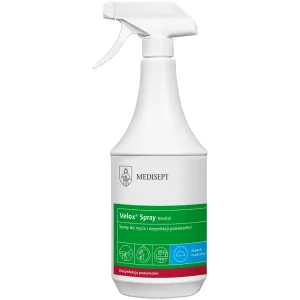 Medisept Velox Spray Neutru, spray pentru curățarea și dezinfectarea suprafețelor, 1 L