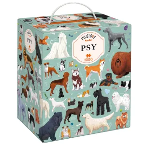 CzuCzu Puzzlove Câini, puzzle de familie, 1000 piese