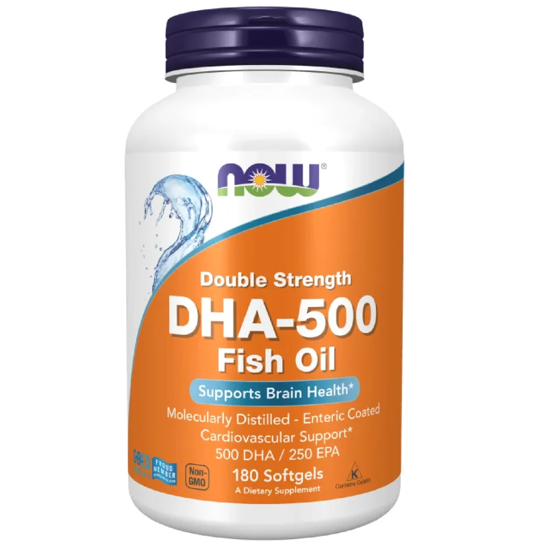 Now Foods DHA 500 mg, 180 capsule — preț și oferte