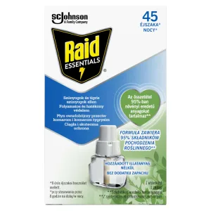 Raid Essentials, insecticid anti-țânțari lichid, rezervă, 27 ml