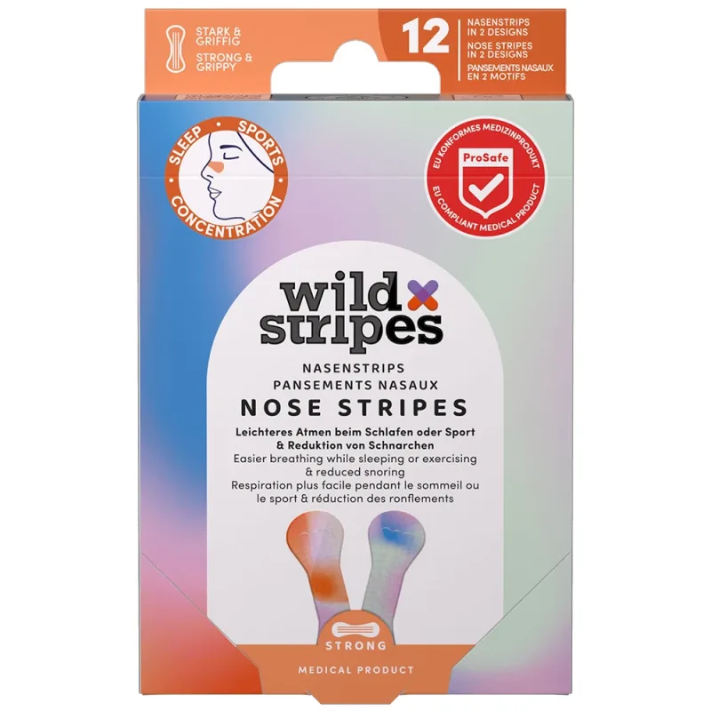 Plasturi pentru nas Wild Stripes Sunrise, plasture respirabil pentru nas, 12 bucăți — preț și oferte