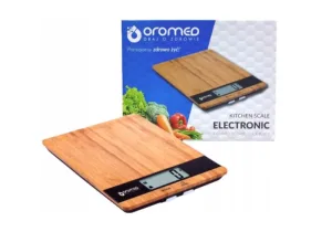 Balanță de bucătărie din bambus Oromed ORO-KITCHEN SCALE BLACK