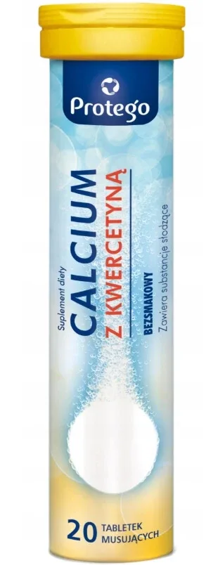 Protego Calcium cu Quercetin, 20 comprimate efervescente — preț și oferte