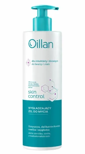 Oillan Skin Control Smoothing Body and Face Wash cu 10% uree, 400 ml