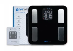 Cântar de baie ORO-BLUETOOTH H SMART BLACK