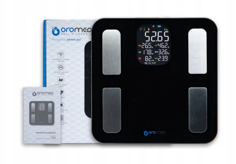 Cântar de baie ORO-BLUETOOTH H SMART BLACK — preț și oferte