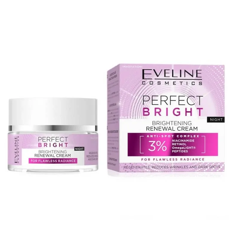 Eveline Cosmetics Perfect Bright Cremă de noapte iluminatoare, 50 ml. — preț și oferte