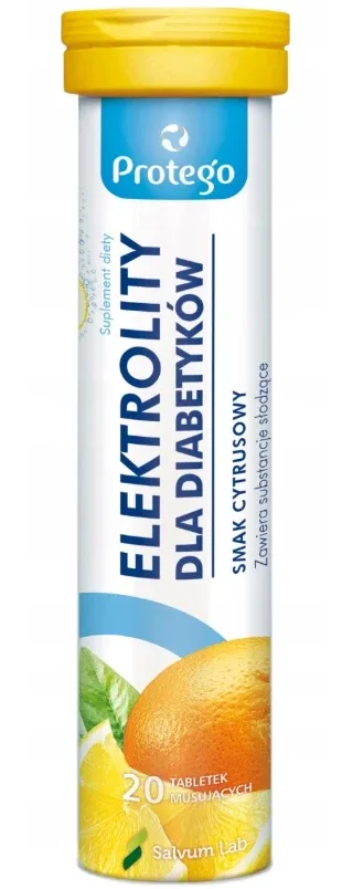 Protego Elektrolity dla Diabetyków, 20 comprimate efervescente — preț și oferte