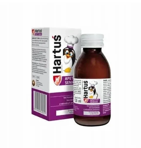 Hartuś Apetit Sirop senior, 120 ml Puwer — preț și oferte