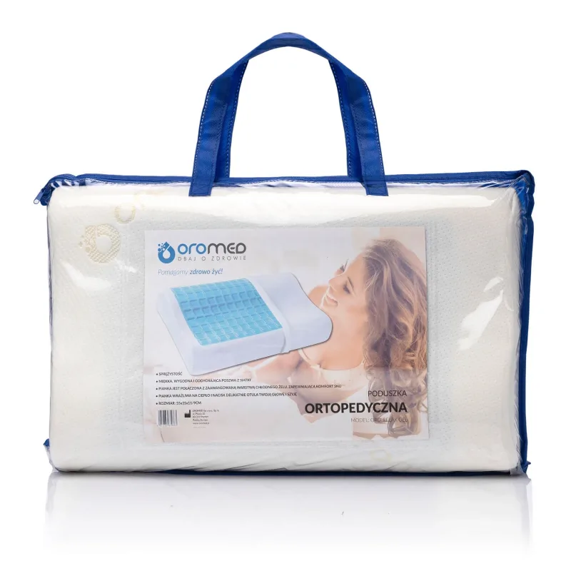 Oromed pernă ortopedică ORO-RELAX GEL 30x50x11/9 cm — preț și oferte