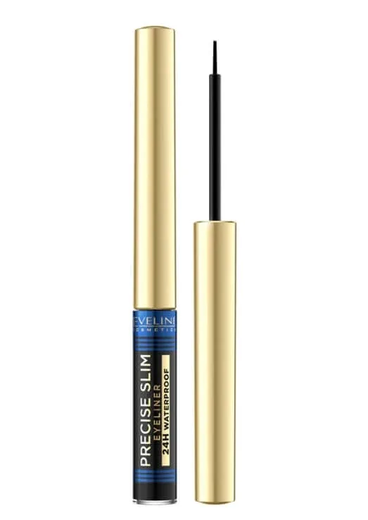 Eveline Cosmetics Precise Slim Waterproof Eyeliner negru, 2 ml — preț și oferte