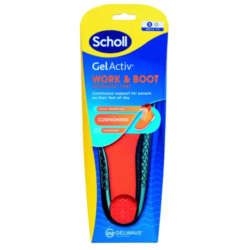 Branturi Work & Boot Gel Activ, marimea S, 1 pereche, Scholl — preț și oferte